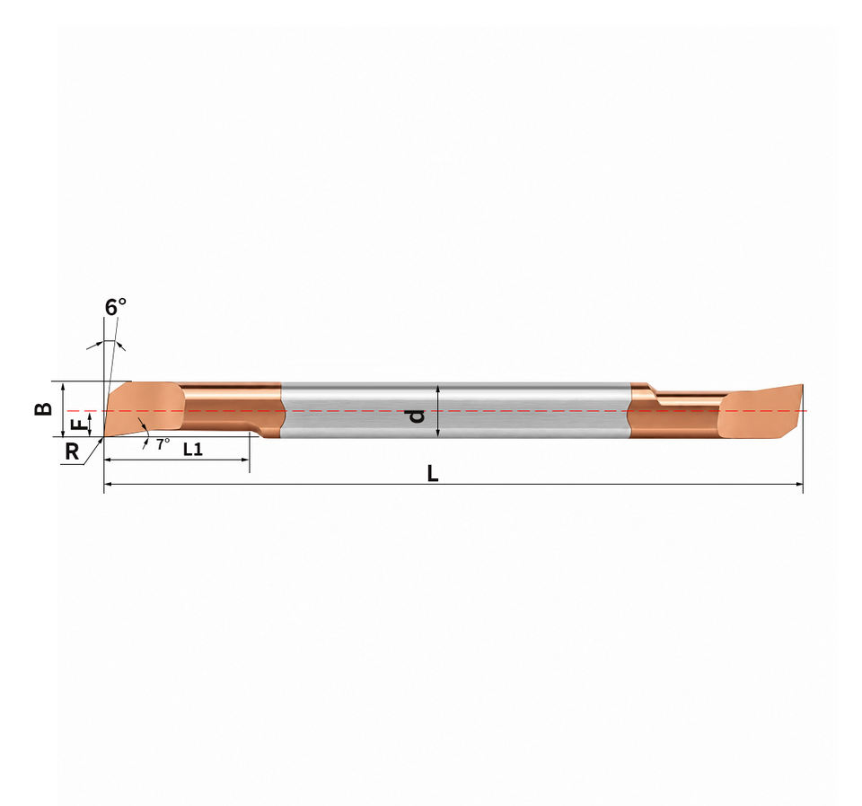 MTR Double Headed Micro Boring Bar for Steel Small Hole CNC Lathe Boring Tools High Precision Economical Wholesale Miniature OEM