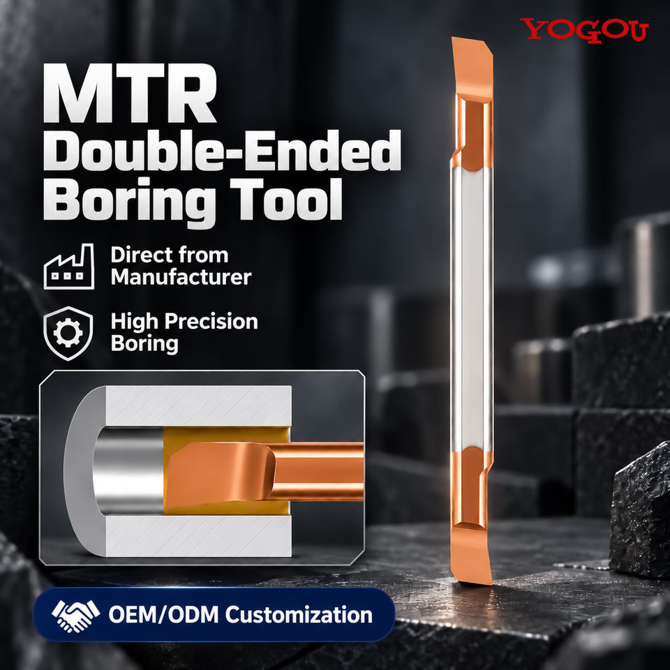 MTR Double Headed Micro Boring Bar for Steel Small Hole CNC Lathe Boring Tools High Precision Economical Wholesale Miniature OEM