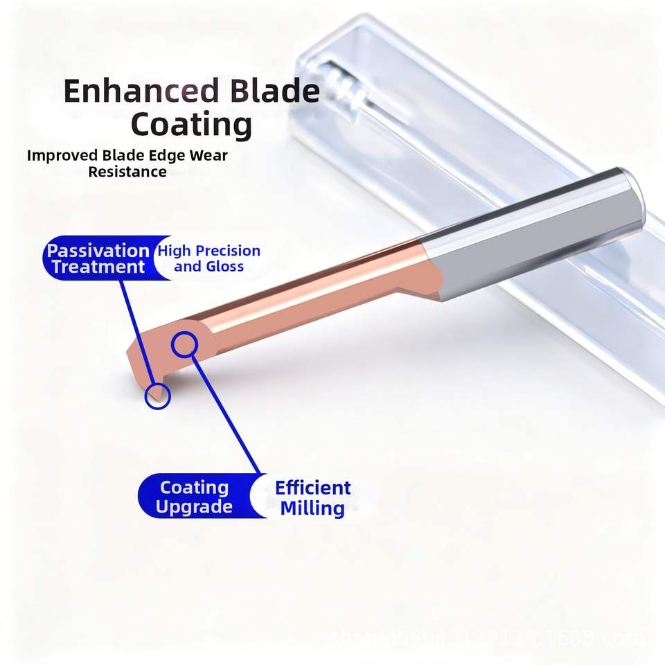 Tungsten Carbide V-Shape Micro Boring Bar, Precision Internal Turning Tool 50-75mm for CNC Lathe Steel Stainless Machining