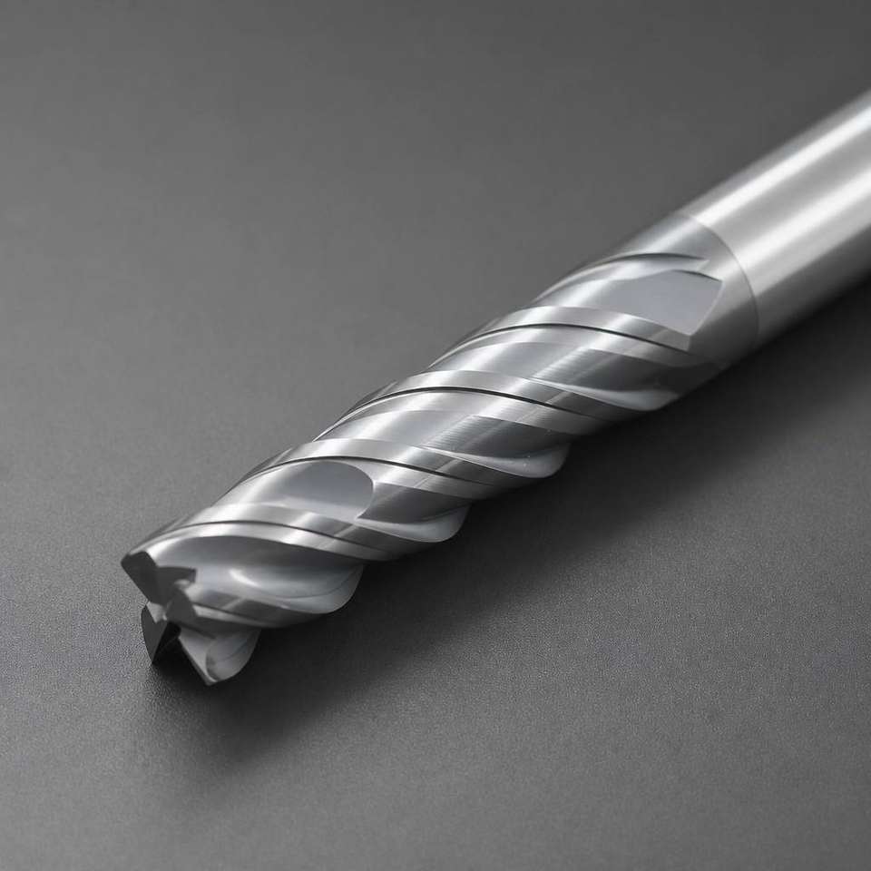 Double Core Diameter End Mill for Stainless Steel, Variable Pitch Anti-Vibration CNC Milling Cutter with Nano Coating